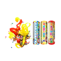 Набор ( 3конф.+3серп.) Набор хлопушек купить в Северобайкальске | severobajkalsk.salutsklad.ru