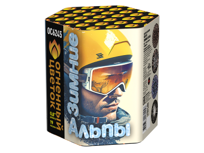 Зимние Альпы Батарея салютов купить в Северобайкальске | severobajkalsk.salutsklad.ru